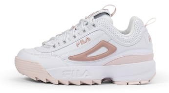 FILA Disruptor CB Wmn, Scarpe da Ginnastica Donna, White-Mauve Chalk, 36 EU