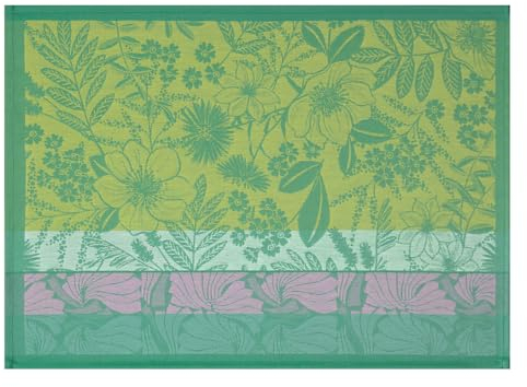 Le Jacquard Français 28923 Beschichtete Tischsets (2X Set) Cottage Jardin 36x50 cm Baumwolle