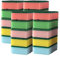HOMESHOPA Sponge Scourer, 20 Pack Multicoloured Washing Up Sponges For Kitchen & Bathroom, Remove Grease & Grime, Dual-Sided Non-Scratch Cleaning Scrub for Pots, Pans, Crockery, Cutlery and Utensils