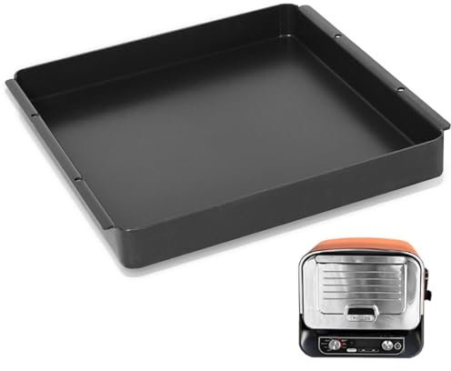 SafBbcue Woodfire - Sartén para exteriores para Ninja Woodfire serie OO100, accesorios para horno de pizza, Ninja Woodfire 8 en 1, accesorios para horno de pizza Ninja XSKOCTPN, placa antiadherente de