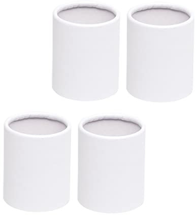 TOPPERFUN Lot de 4 mini seau à fleurs Hug, seau à bouquet de fleurs, 8 x 6 cm, pot rond en carton pour plante utilisé pour le bricolage