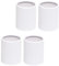 TOPPERFUN Lot de 4 mini seau à fleurs Hug, seau à bouquet de fleurs, 8 x 6 cm, pot rond en carton pour plante utilisé pour le bricolage