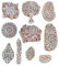 Royal kraft Sortiert Hölzern Block Drucken Stempel (Set von 10) Bulk01_10C