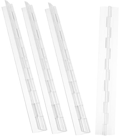 GLEAVI Charnières Pliantes Pour Présentoirs 4 Pièces Charnières En Acrylique Pour Portes Darmoires Boîtes Et Projets Dartisanat