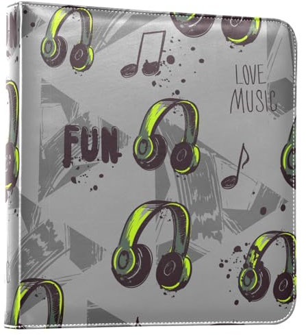 Love Music Fun 80er Jahre Fotoalbum Fotobücher Selbstklebendes Bücherregal Fotoalben Familienfotoalbum 10,2 x 17,8 cm