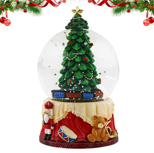 Weihnachten Schneekugel Weihnachtsbaum Schneekugel Glitzer Schnee Wasserkugel Einzigartige Schneekugel Festival Dekoration Globus Urlaub Schneekugel Weihnachtsdeko Globus für Festival Dekoration