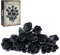 Ensemble de construction de bouquet de roses, kit de blocs de collection botanique de roses noires compatible avec Lego pour adultes et femmes, fleurs artificielles, décoration gothique pour la