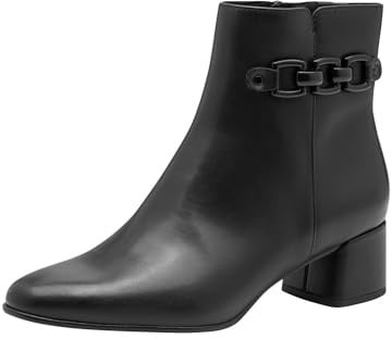 MARCO TOZZI Damen Stiefeletten Kleiner Absatz Elegant, Schwarz (Black), 42 EU