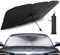 Sonnenschutz Auto Frontscheibe Innen für Smart Fortwo III Coupe (C453) 2015-2019, UV-beständiger Auto Sonnen Schutz mit 360° drehbarer Achse und Titan-Beschichtung