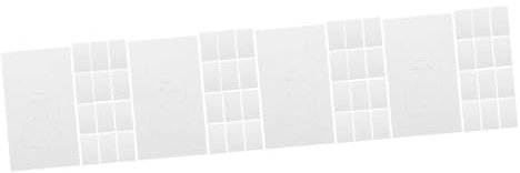 SHINEOFI 4 Ensembles Couvre Prises Isolants Mousse Pour Protection Électrique Isolation Thermique Parfait Pour Fenêtres Portes Coupe Structures De Bâtiment 50 Pièces * 4