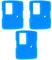 kychenBase CUF-2505 / CUF-5005 / CUF-6005 Teichfilter Schwämme – Ersatz Filtermedien, Filtermatten für Teichfilter, Filterschwämme (3er-Set)