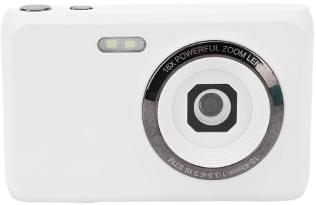 Dpofirs 4K Digital Camera, 64MP Vlog Camera Anti Shake with 16X Zoom for Photography, Portable Video Camcorder 1200mAh Battery for Boys Girls Beginners