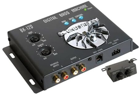 Soundstream BX-12 D – Processore di ripristino dei bassi con telecomando | Epicenter Alternativa per sistemi audio di fabbrica e aftermarket | Processore per potenziamento dei bassi e amplificatore