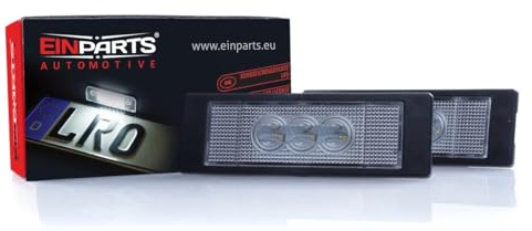 EinParts Kennzeichenbeleuchtung EP99OE Canbus 6000K für R55 R60 R61 Astra H Corsa C/D Meriva A Tigra B Vectra C Croma Grande Punto Linea Marea Multipla Punto Evo Seicento 147 156 159 166 Brera