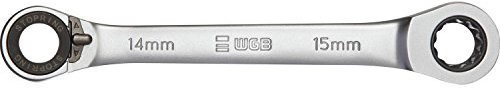 WESTFÄLISCHE GESENKSCHMIEDE 29517193 WGB Doppel-Ringratschenschlüssel gekröpft SW 17 x 19 mm