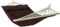 BB Sport Stabhängematte 240 x 150cm Hängematte inkl. 2 Kissen max. 300 kg 2 Personen Doppelhängematte Outdoor, Farbe:Chocolate