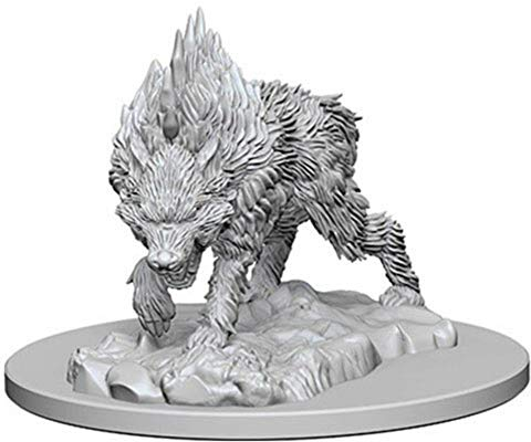 Dungeons & Dragons Pathfinder Deep Cuts Unpainted Miniatures - Dire Wolf (6 Units)