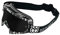 TWO-X Cross-Brille - Motocross-Brille mit getöntem schwarzen Glas - Kratzfeste Motorrad-Brille - Enduro & Downhill - Modell Race - Schwarz-Weiß