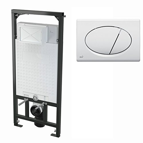 AlcaPlast M910 Schallschutzset 5 mm mit Schraubenabdeckung | für Wand WC und Bidet, Farbe:verchromt