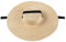 Ulalaza Sombrero de paja trenzado de ala ancha para mujer, protección solar UPF 50+, sombrero de paja para verano, 30000Origin 15CM, Talla única