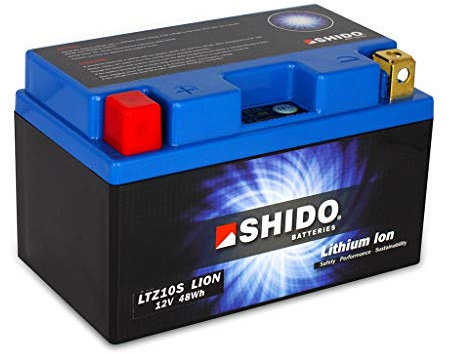 Batterie 12V 4AH(8.6AH) YTZ10S Lithium-Ionen Shido CBF 600 S PC43 08-11