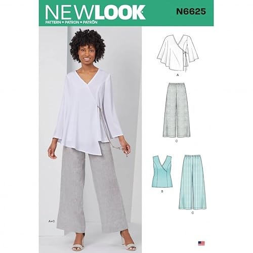 New Look Schnittmuster 6625 Tops/Hosen A (38-46-48)