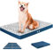 KROSER Hundebett Grosse Hunde 91x61x7.6cm, Hundebett Wasserdicht Wendbare Hundematratze mit Waschbarem Bezug Kühl und Warm, Weiches Hundekissen Flauschige Hundebett Matte
