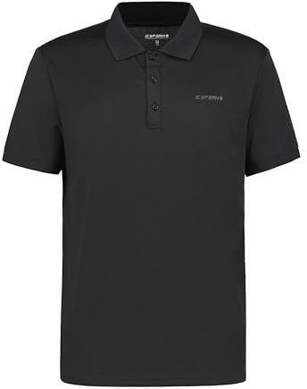 ICEPEAK Poloshirt für Herren. BELLMONT, schwarz, M