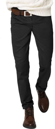 Toocool - Jeans Uomo Pantaloni Imbottiti Pile Felpati Foderati Regular Fit H001 [50,H833 Nero]