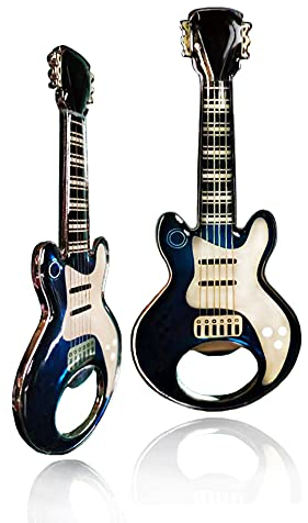 Gitarre Flaschenöffner mit Magnet,Musikliebhaber Bier Flaschenöffner Musikparty Flaschenöffner Metall Musik geschenke für männer