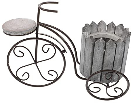 Cabilock Portafiori Forma Di Bicicletta in Portapiante Per Bici Portavasi Per Bici Decorazione Per Giardino e Balcone