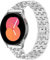 Miimall Damen Armband für Samsung Galaxy Watch 5/5Pro/4 40mm 44mm Ersatzarmband, 20mm Bling Kristall Strass Metall Armbänder Uhrenarmband für Samsung Galaxy Watch 4 Classic 42 46mm - Silber