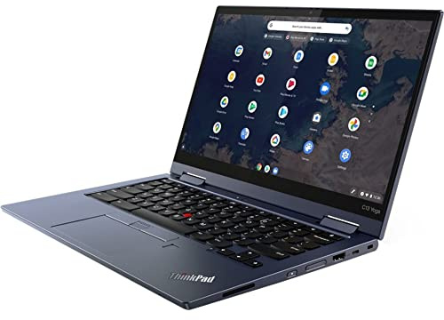 Lenovo ThinkPad C13 Yoga Gen 1 13.3 Touchscreen 2 in 1 Chromebook - Full HD - 1920 x 1080 - AMD Ryzen 5 3500C Quad-core (4 Core) 2.10 GHz - 8 GB RAM - 128 GB SSD - Abyss Blue - Chrome (Renewed)