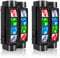 UKing 2pcs Moving Head LED Discolicht 8 x 10W RGBW Beams LED Lichttechnik DMX 512 Sound Aktiviert für DJ Partylicht Lichteffekte Bühnenbeleuchtung Hausparty