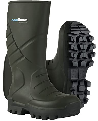 Kerbl Sicherheitsstiefel Noratherm S5, Extrem Leicht, Kälteisolierend bis -50 Grad, Schwarz Unisex 48