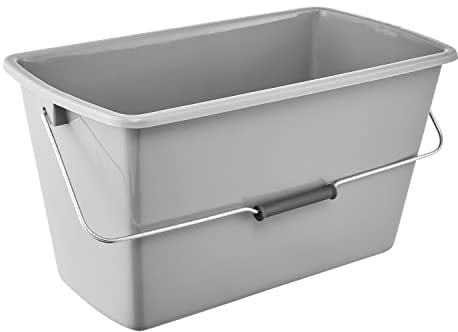 keeeper Cubo de limpieza Bent, 13 L, Rectangular, Polipropileno, 42 x 22 x 22,5 cm, Gris Nordic