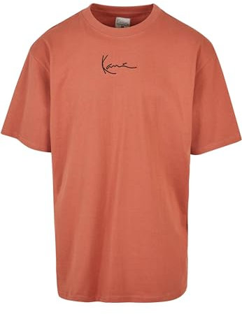 Karl Kani Herren Small Signature Essential Tee Dark Copper, L