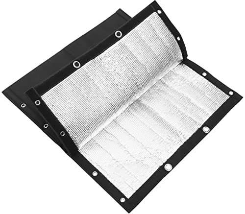 Happyyami Pipe Insulation Outside Tap Insulation Outside Tap Cover Frost Protector Garden Tap Cover Outside Tap Covers for The Winter Water Pump Covers Aluminum Film Well Pump Snow Removal