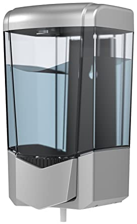 PLUSSEN 800ML Distributeur de Savon Manuel Conditionneur en Plastique pour shampooing Mural Gel de Douche Distributeur de Chambre Pompe à Savon pour Salle de Bain ou Cuisine