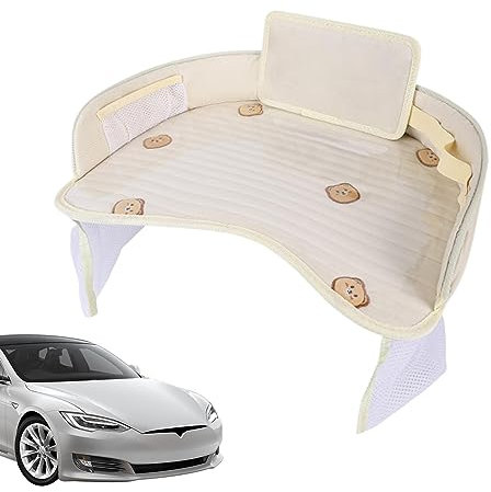 Fukamou Kinder Reisetisch, Spieltisch Für Autositz, Reise-Tablett Zum Spielen Für Kinderautositze, Zubehör Für Auto-Babysitze