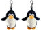 Schaffer 211 Plüsch Schlüsselanhänger Pinguin Pingy Schwarz-weiß (Packung mit 2)