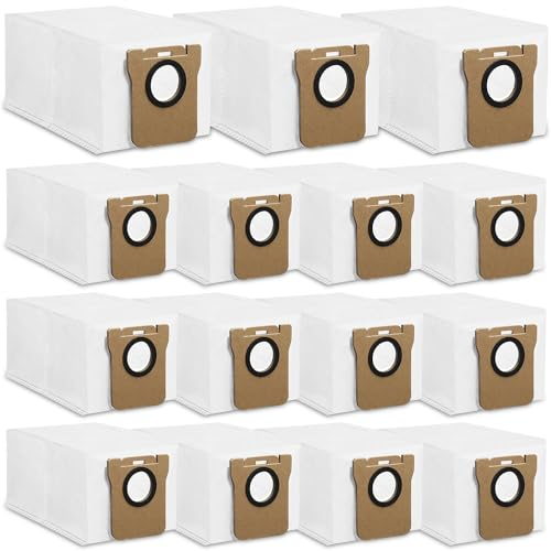 Fishoney 15 Stück Staubbeutel für Dreame L10s Ultra / L10 Ultra, L20 Ultra, Xiaomi X10+, X20+, X40 Ultra Saugroboter, 2,5L Große Kapazität Staubsaugerbeutel Ersatzteile Zubehörset