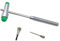 Marteau à Réflexe avec Pinceau et Aiguille,Marteau Neurologique,Marteau Réflexe Neurologique,Marteau à Réflexes Neurologiues,Marteau à Percussion Diagnostique pour Tests Réflexes,Vert