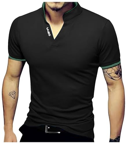 Poloshirts Herren Kurzarm Tennis Slim Fit Golf Polo Shirt Männer Sport Schnelltrocknend Atmungsaktiv Polohemd Sommer Outdoor Funktionsshirt Arbeits Tshirt Revers Hemd Regular Fit Shirt