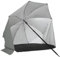 VirtuFit Parasol de plage - Protection contre le vent - 180 cm - Gris, gris (180 cm), 180 cm