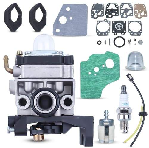 Mtanlo Kit de Carburador para Honda GX25 GX35 GX25N GX25NT FG110 FG110K1 Pequeño motor Rototiller Desbrozadora 16100-Z0H-053 16100-Z0H-825 con Junta de Carburador Filtro de Gasolina 268 610-717