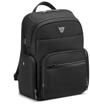 RONCATO CITY 3.0 Zaino Business porta PC 15,6 e con tasca porta Tablet 11, zaino multifunzione con comparti e tasche di diverse dimensioni - Blu Notte