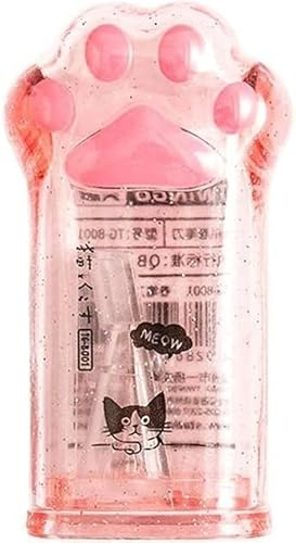 Bleistiftspitzer mit niedlicher Katzenpfote, Kawaii-Schulbedarf, Studentenpreis, Kindergeschenk, Kawaii-Bleistiftspitzer, Katzenschulbedarf für Kinder, Mädchen, Katzenliebhaber, Büro, Schule, Zuhause