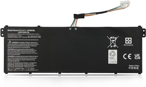 11.55V 53Wh/4590mAh/3-Cell AP20CBL Laptop Battery Compatible for Acer Swift 3 SF314-43 SF314-511 Aspire 5 A515-45 A515-46 A515-56 A515-56T A515-56G 7 A715 -43G Vero AV15-51