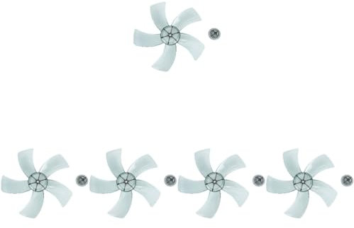 IMIKEYA 5 Sets Replacement Fan Plastic for Table Pedestal Fans Easy Installation Silent Operation for Enhanced Performance